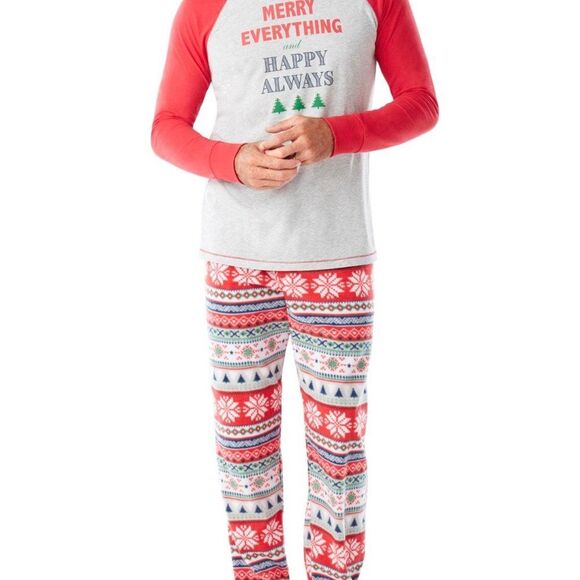 Mens Holiday Christmas Pajamas Large NWT - Picture 1 of 3